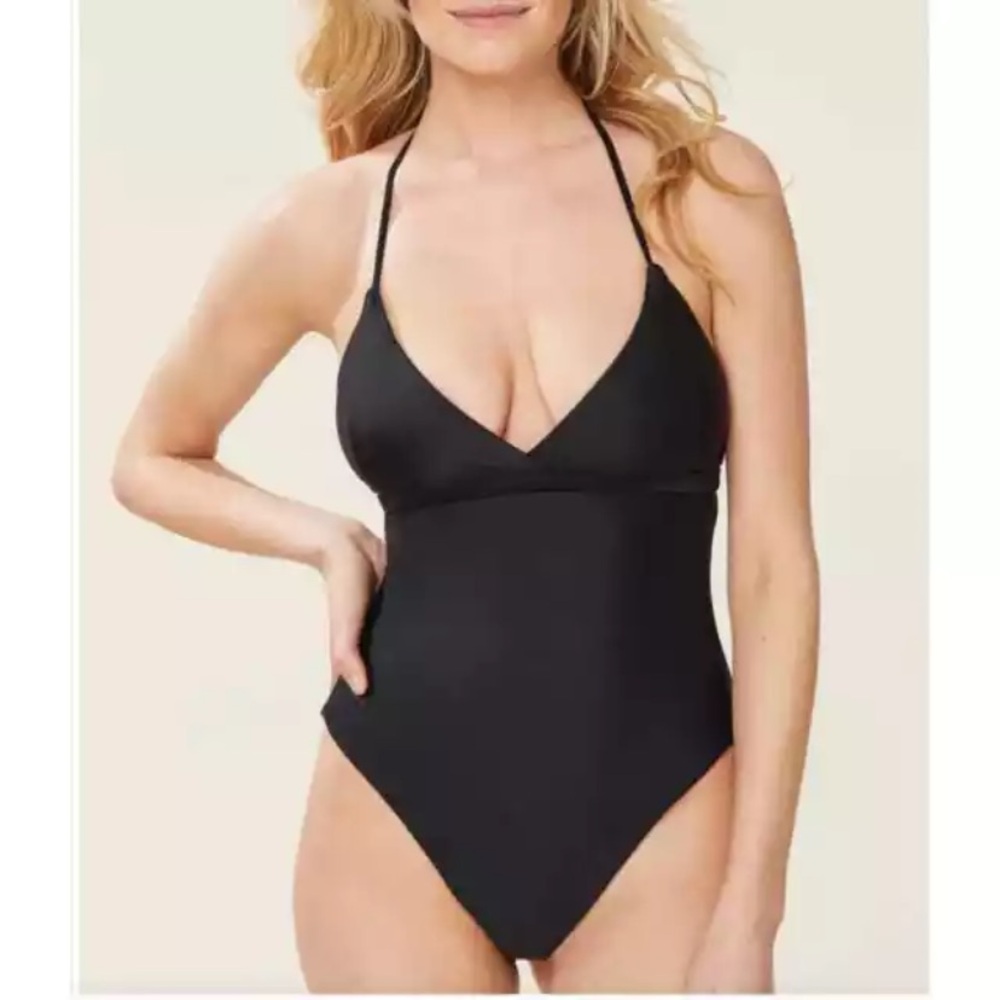 Andie Swim The Lagos One-Piece Swimsuit Black Size L